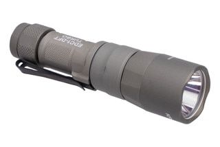 SureFire EDC Dual Fuel Turbo LED Flashlight in Tan is made of aluminum